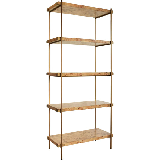 Harris Antique Brass Etagere by Worlds Away. Made from unique in a unique style.
