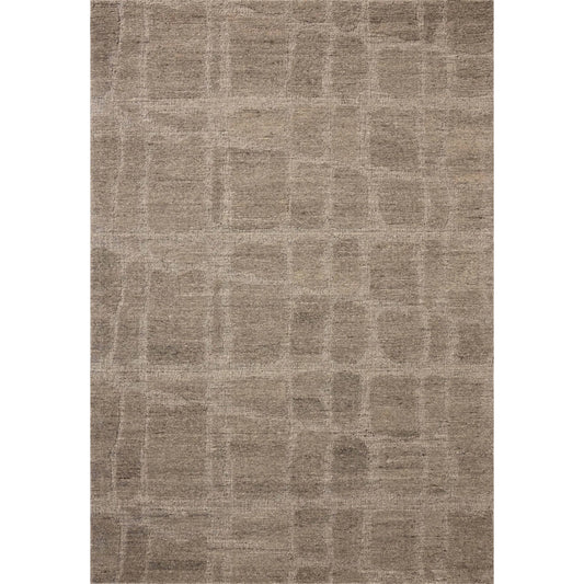 Hartley HRT-03 Rug by Loloi in grey, pebble. Made from 100% wool in a unique style.
