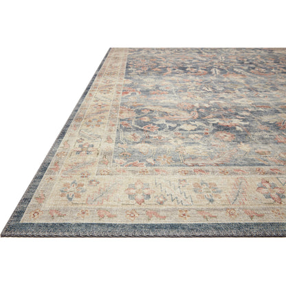 Hathaway HTH-02 Rug by Loloi in denim, multi. Made from 100% polyester in a transitional style.