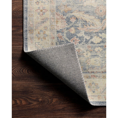 Hathaway HTH-02 Rug by Loloi in denim, multi. Made from 100% polyester in a transitional style.