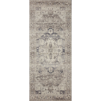 Hathaway HTH-05 Rug by Loloi in steel, ivory. Made from 100% polyester in a traditional style.