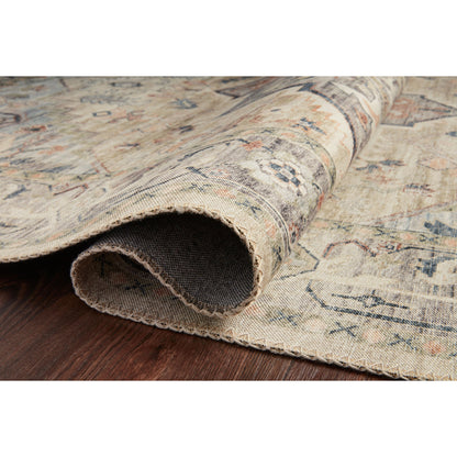 Hathaway HTH-07 Rug by Loloi in multi, ivory. Made from 100% polyester in a rustic style.