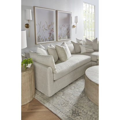 Haven Lounge Slipcover Sofa by Essentials For Living in bisque fabric, espresso. Made from unique in a modern style.
