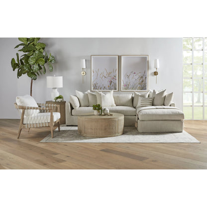 Haven Lounge Slipcover Sofa by Essentials For Living in bisque fabric, espresso. Made from unique in a modern style.