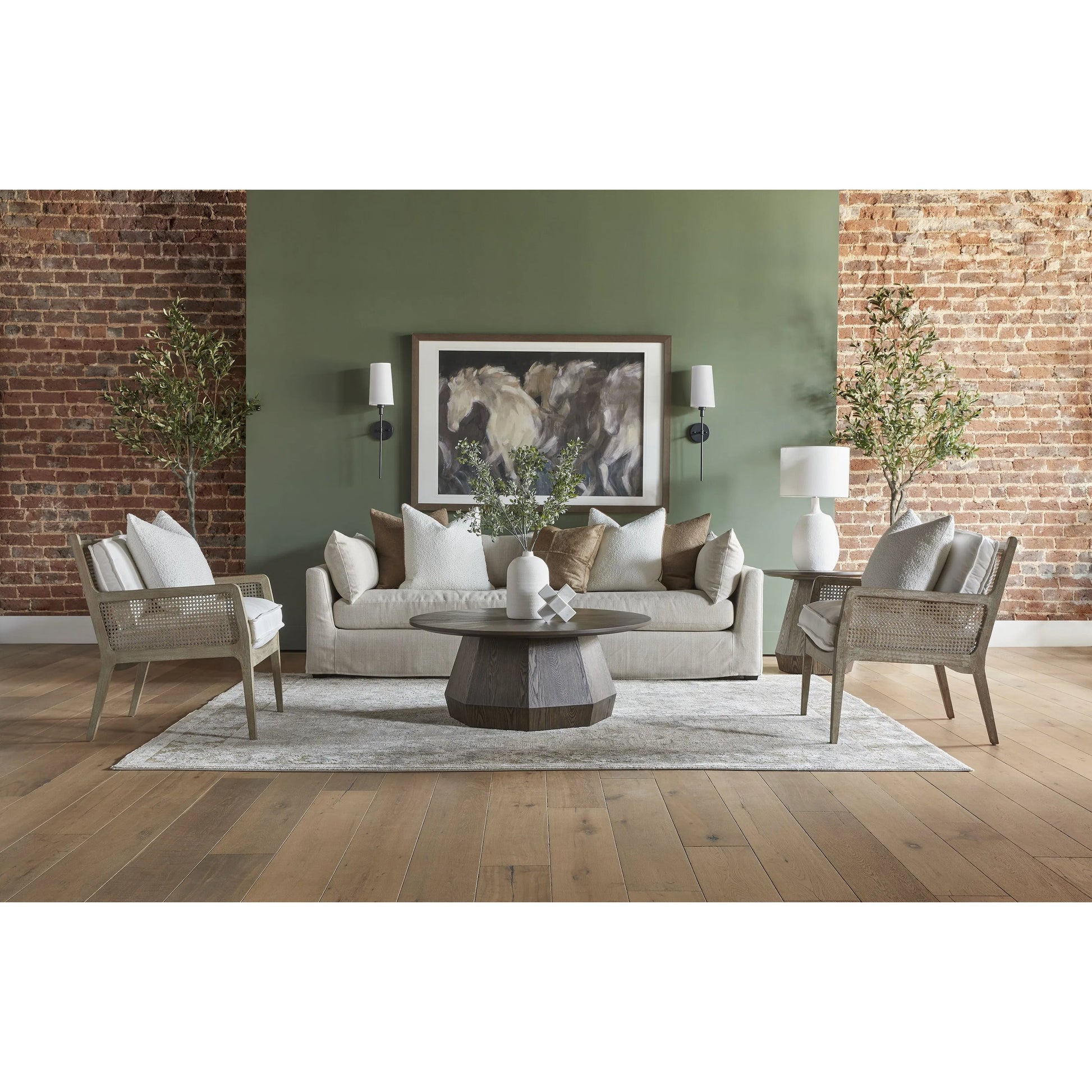 Haven Lounge Slipcover Sofa by Essentials For Living in bisque fabric, espresso. Made from unique in a modern style.