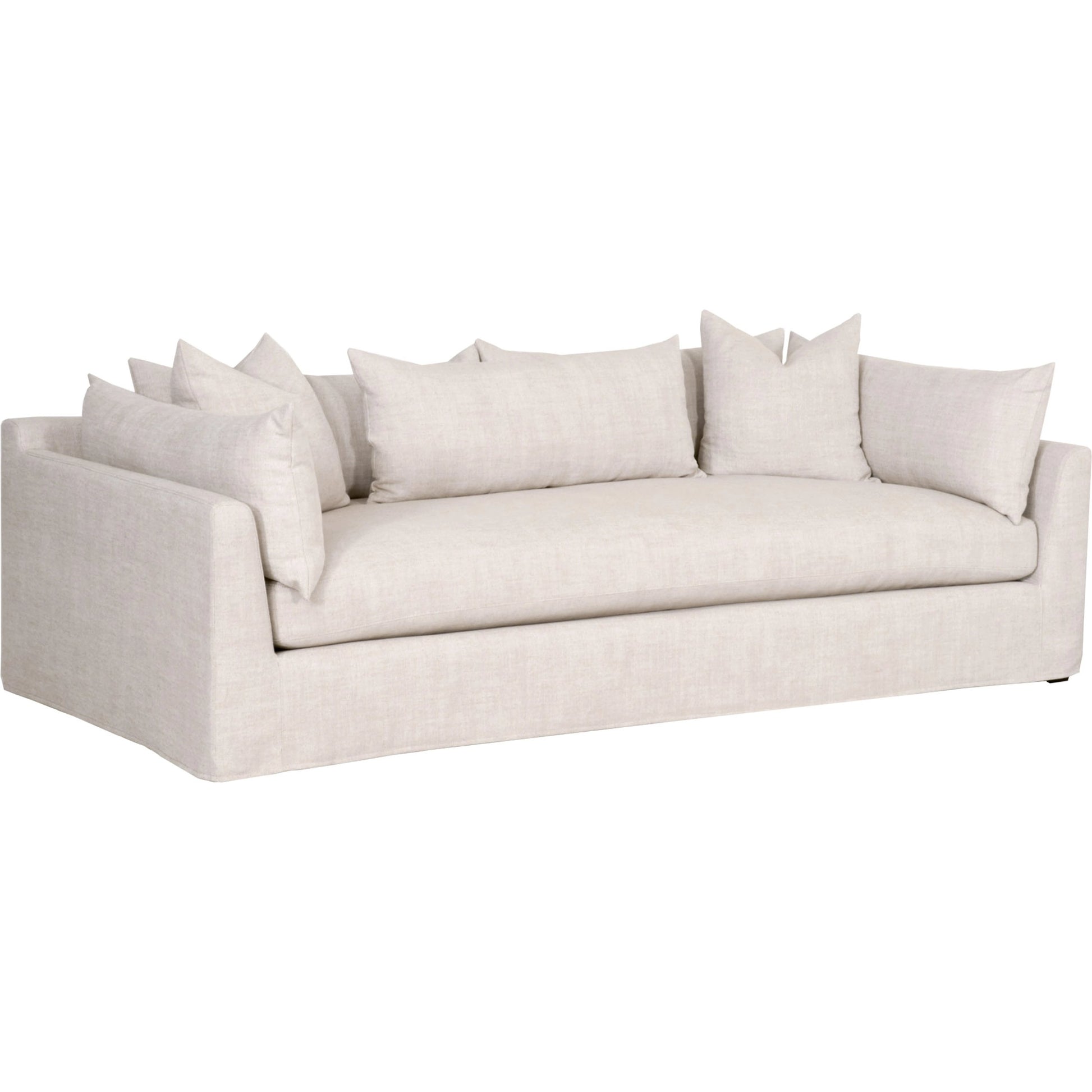 Haven Lounge Slipcover Sofa by Essentials For Living in bisque fabric, espresso. Made from unique in a modern style.