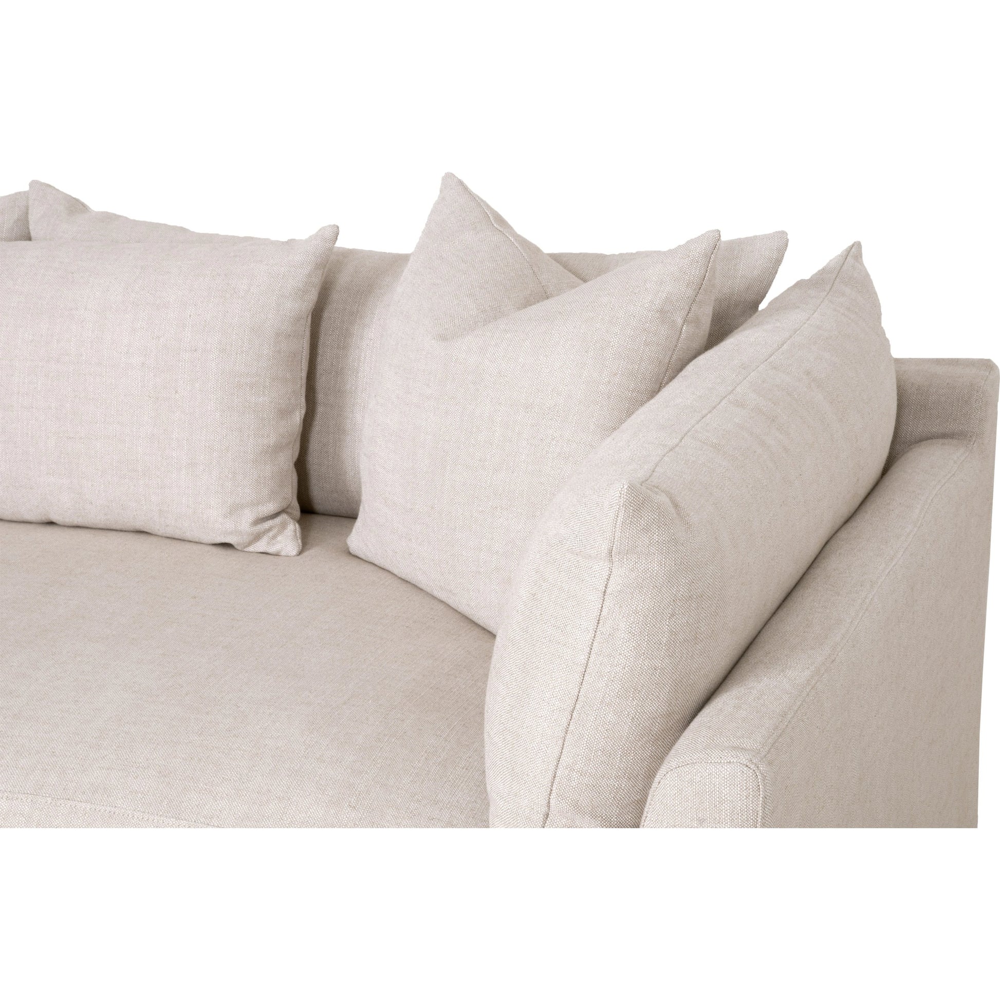 Haven Lounge Slipcover Sofa by Essentials For Living in bisque fabric, espresso. Made from unique in a modern style.