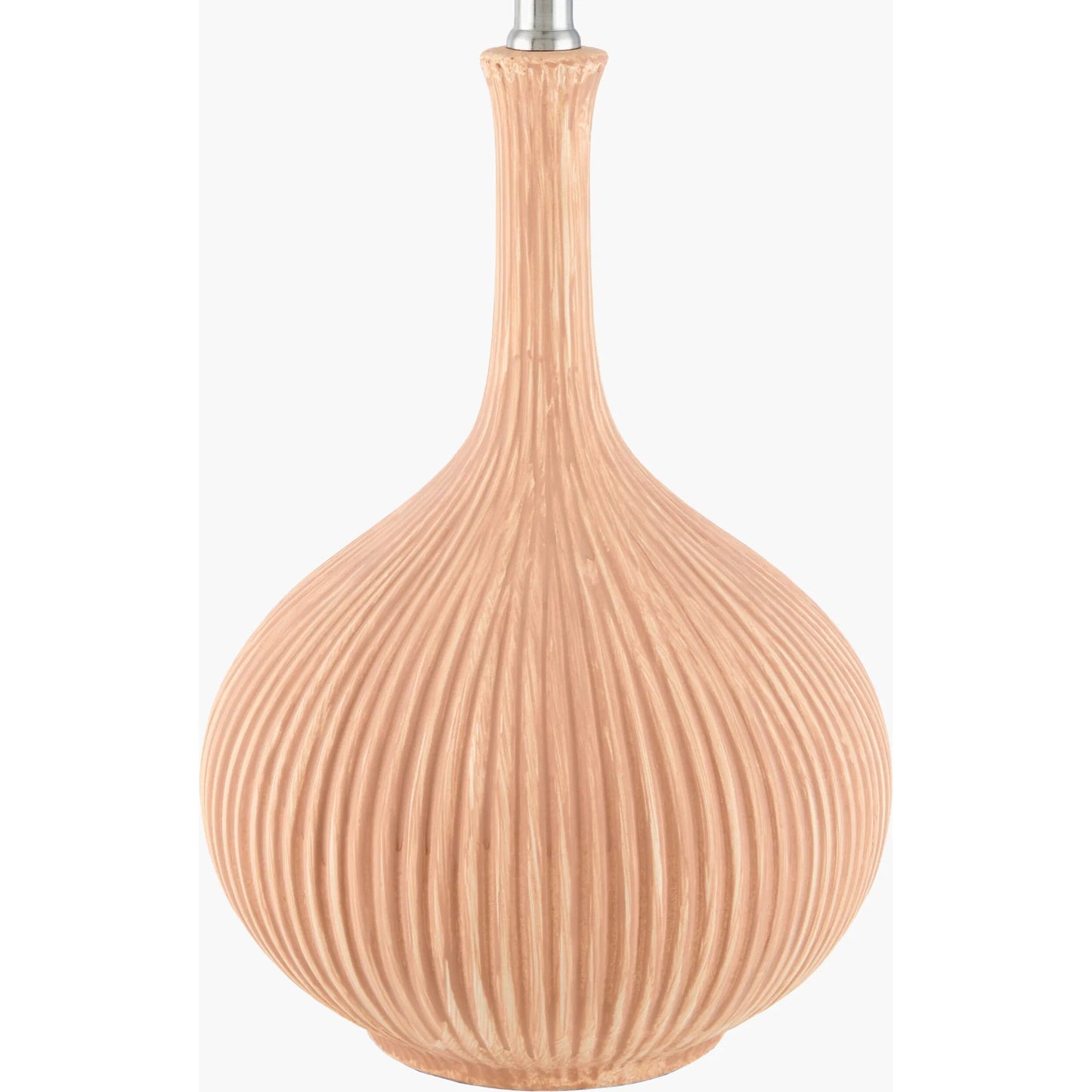 002 SI-2349567 | Closeup | Hawston Accent Table Lamp by Livabliss in body: yellow; shade: white; finial: metallic - nickel; harp: metallic - nickel; cord: translucent and hand finished. Made from ceramic, linen, polystyrene, iron in a transitional style.