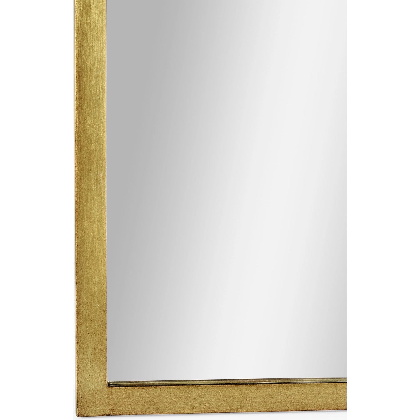 005 SR-847048 | Closeup | Luxe Curve Accent Mirror by Jonathan Charles in gold and gilded iron. Made from iron in a transitional style.