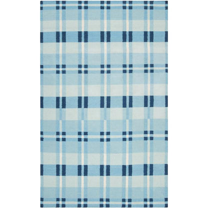Happy Cottage Rug - 471 by Surya in seafoam, aqua, pale blue, dark blue, cream. Made from 100% wool in a unique style.