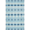 Seafoam, Aqua, Pale Blue, Dark Blue, Cream / 2' x 3'