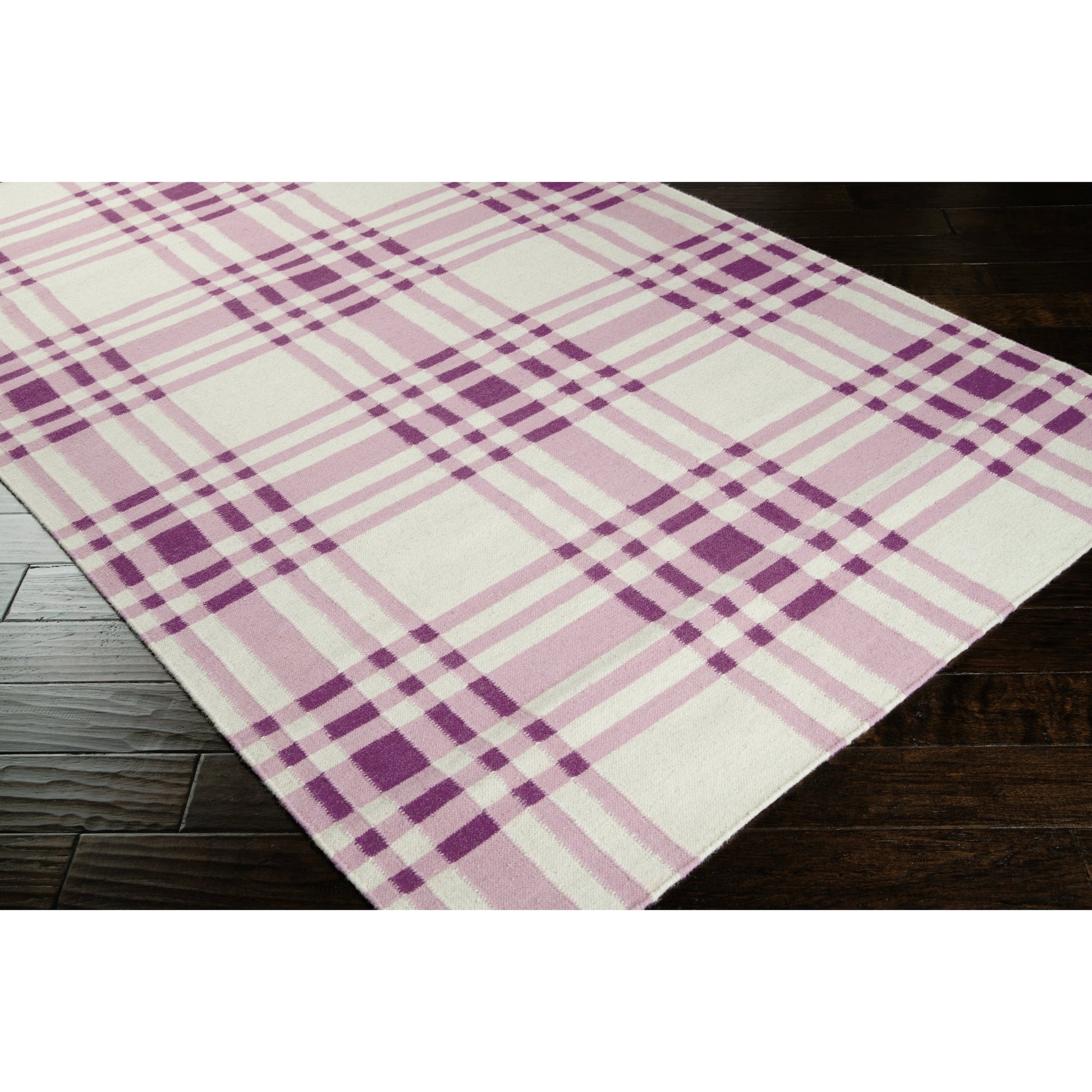 Happy Cottage Rug - 440 by Surya in seafoam, lavender, cream. Made from 100% wool in a unique style.