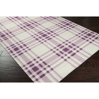 Happy Cottage Rug - 440 by Surya in seafoam, lavender, cream. Made from 100% wool in a unique style.