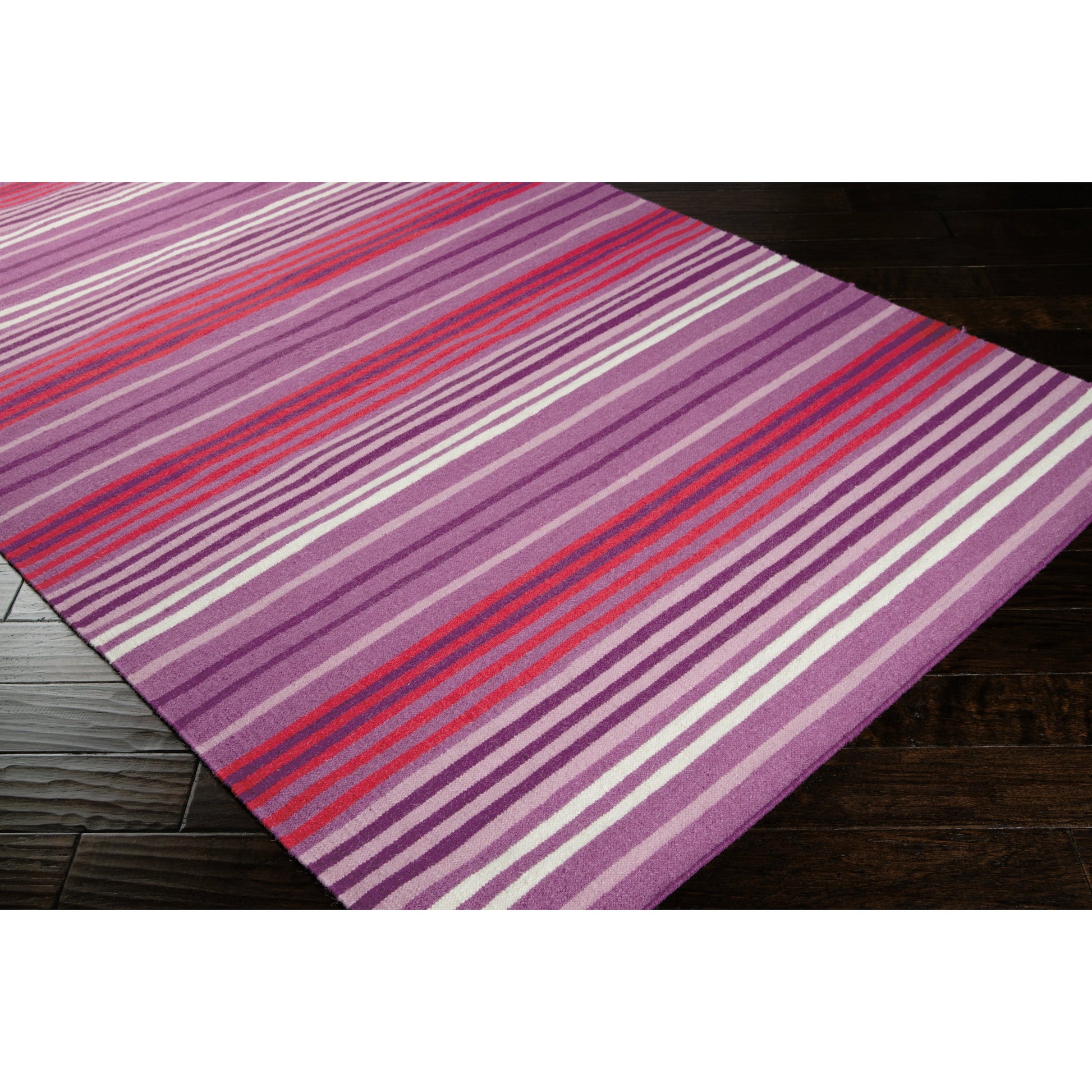 Happy Cottage Rug - 439 by Surya in wheat, grass green, dark blue, red, ice blue. Made from 100% wool in a unique style.