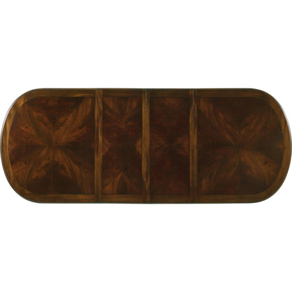 Leesburg Leg Table by Hooker Furniture in mahogany. Made from mahogany veneers in a traditional style.