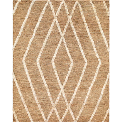 Hadley HDE-2300 Indoor/Outdoor Rug by Surya in tan. Made from main: 100% jute in a unique style.