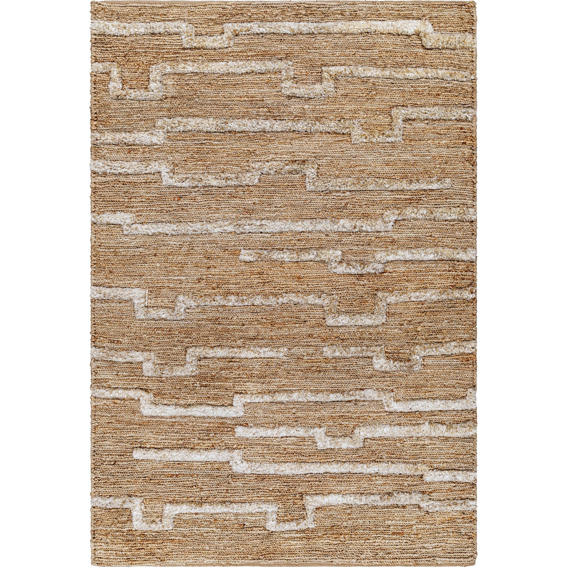 Hadley HDE-2301 Indoor/Outdoor Rug by Surya in tan. Made from main: 100% jute in a unique style.