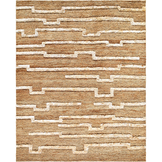 Hadley Rug - 31444 by Surya in tan. Made from main: 100% jute in a unique style.