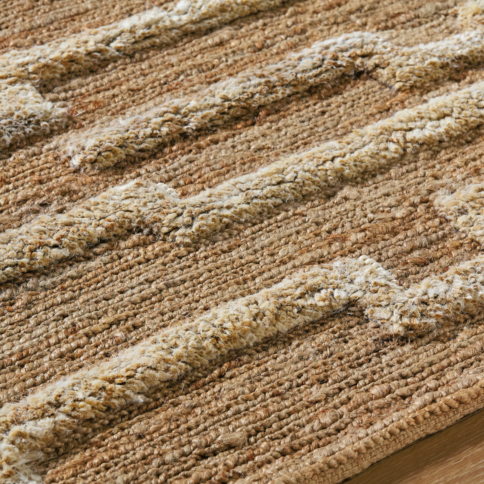 Hadley HDE-2301 Indoor/Outdoor Rug by Surya in tan. Made from main: 100% jute in a unique style.