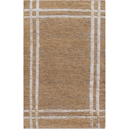 Hadley HDE-2302 Indoor/Outdoor Rug by Surya in tan. Made from main: 100% jute in a unique style.