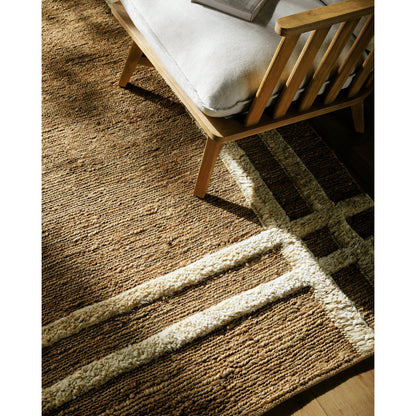Hadley HDE-2302 Indoor/Outdoor Rug by Surya in tan. Made from main: 100% jute in a unique style.