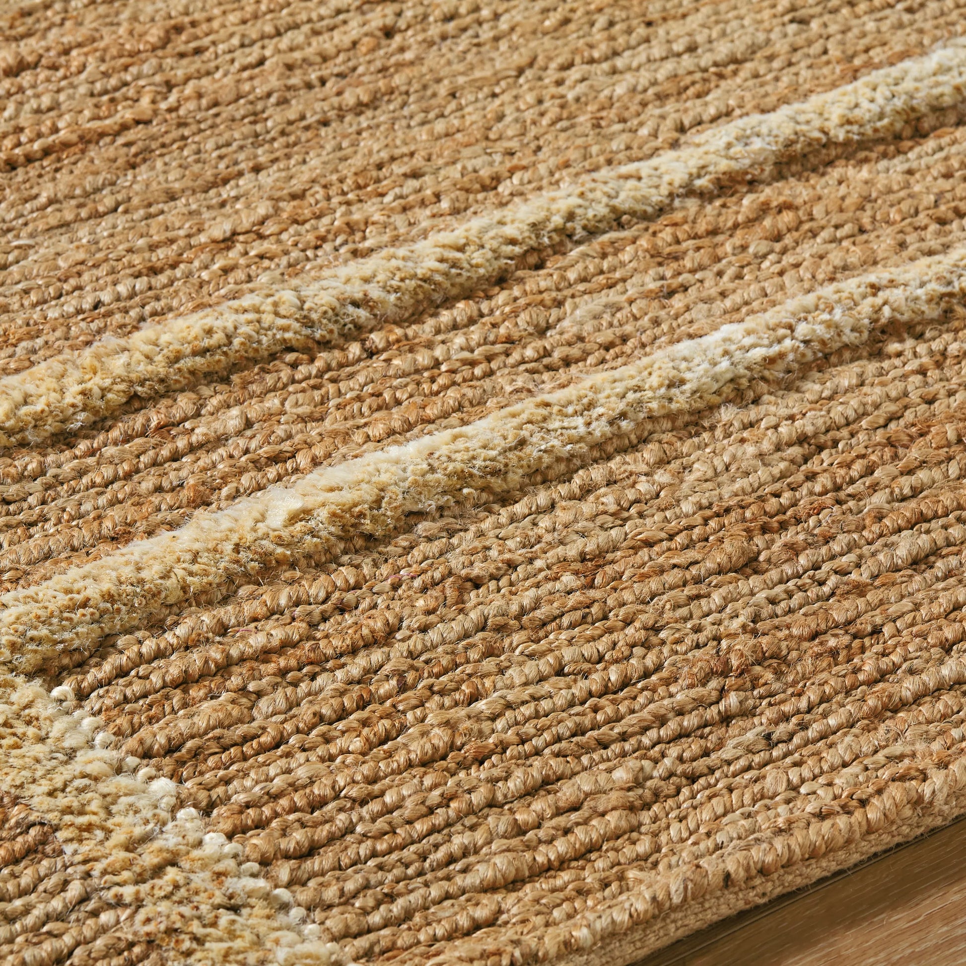 Hadley HDE-2302 Indoor/Outdoor Rug by Surya in tan. Made from main: 100% jute in a unique style.