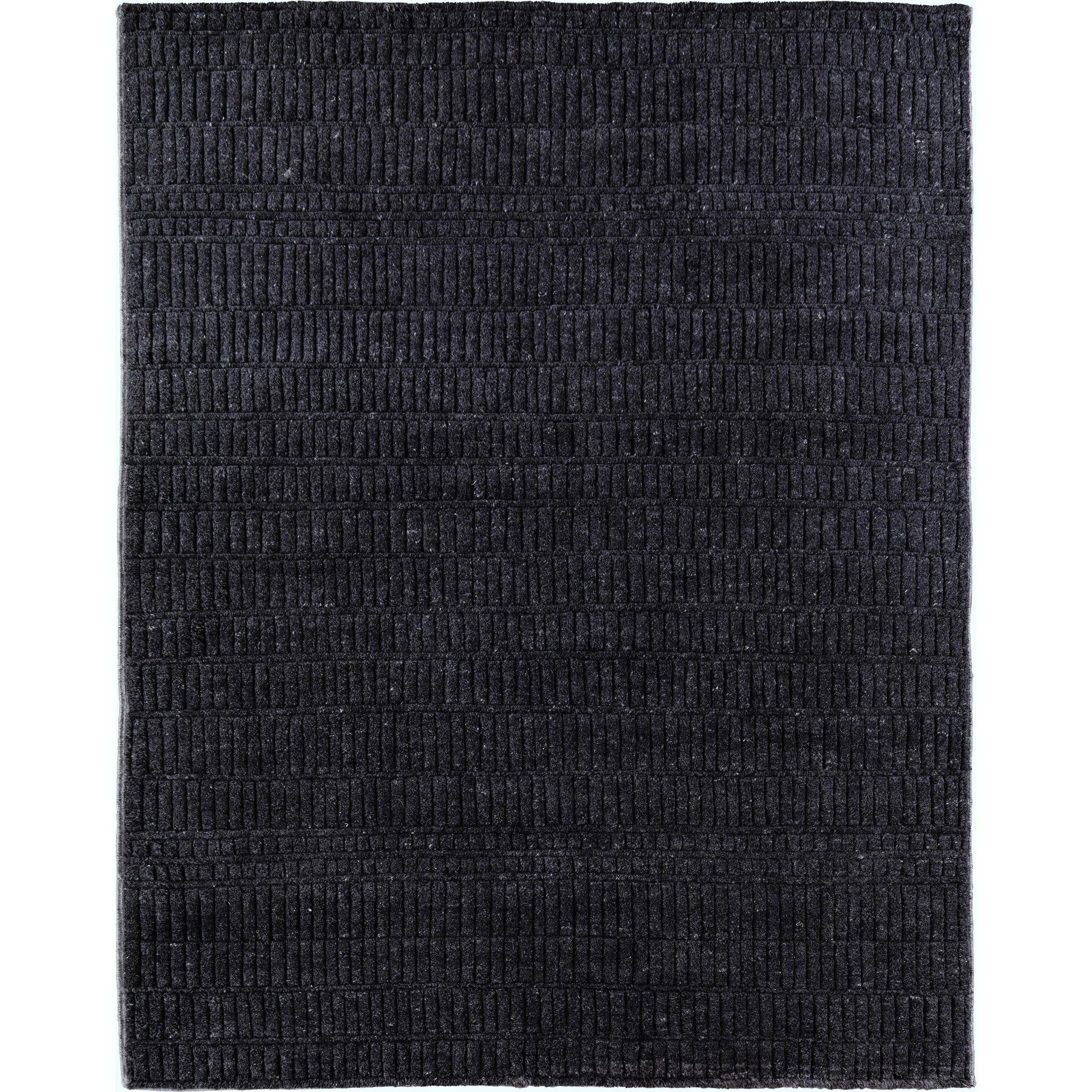 Vesper Transitional Solid Rug - T20T6036 by Thom Felicia by Feizy Rugs in black. Made from wool in a unique style.