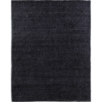 Vesper Transitional Solid Rug - T20T6036 by Thom Felicia by Feizy Rugs in black. Made from wool in a unique style.