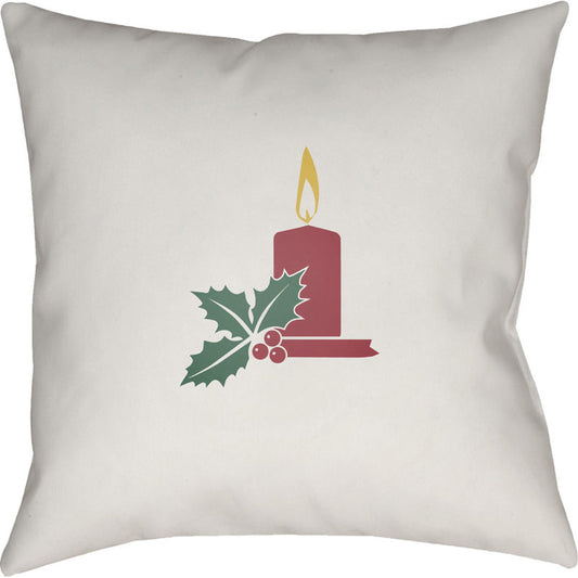 Candle Light Pillow - 27793 by Livabliss. Made from front: 100% polyester, back: 100% polyester in a traditional style.