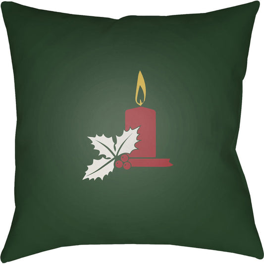 Candle Light Pillow - 27793 by Livabliss. Made from front: 100% polyester, back: 100% polyester in a traditional style.