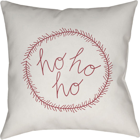 Hohoho Pillow - 27588 by Livabliss. Made from front: 100% polyester, back: 100% polyester in a modern style.