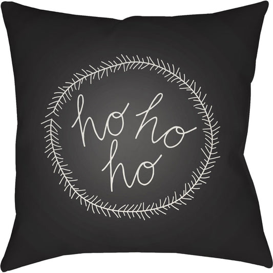 Hohoho Pillow - 27588 by Livabliss. Made from front: 100% polyester, back: 100% polyester in a modern style.