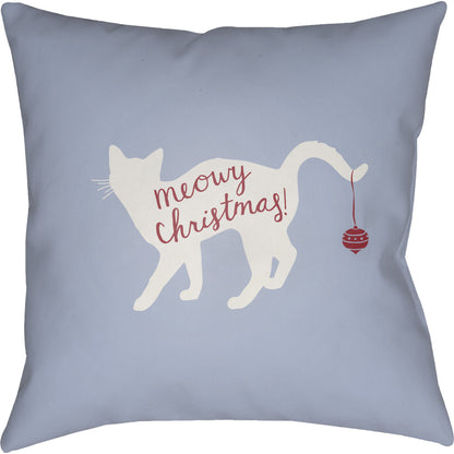 Meowy Pillow - 20338 by Livabliss. Made from front: 100% polyester, back: 100% polyester in a modern style.