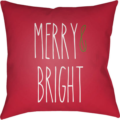Merry Bright Pillow - 26509 by Livabliss. Made from front: 100% polyester, back: 100% polyester in a modern style.