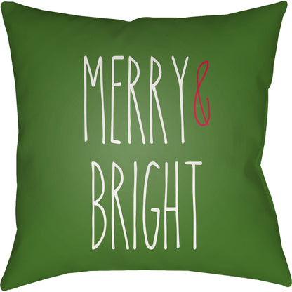 Merry Bright Pillow - 26509 by Livabliss. Made from front: 100% polyester, back: 100% polyester in a modern style.