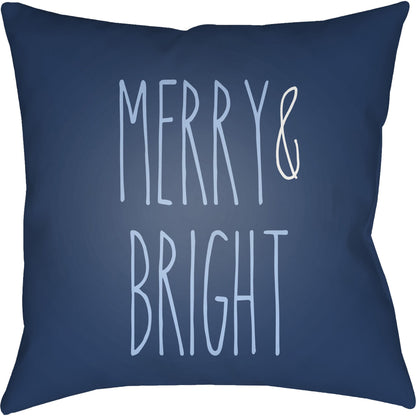 Merry Bright Pillow - 26509 by Livabliss. Made from front: 100% polyester, back: 100% polyester in a modern style.