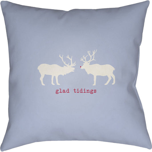 Reindeer Pillow - 10899 by Livabliss. Made from front: 100% polyester, back: 100% polyester in a traditional style.