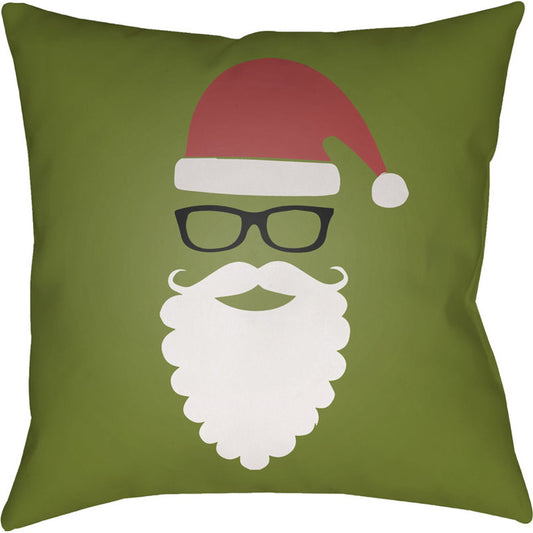 Santa Pillow - 20440 by Livabliss. Made from front: 100% polyester, back: 100% polyester in a modern style.