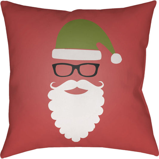 Santa Pillow - 20440 by Livabliss. Made from front: 100% polyester, back: 100% polyester in a modern style.