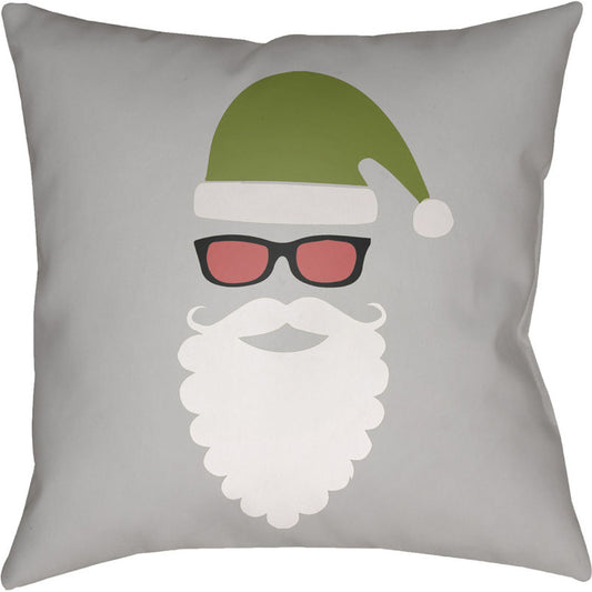 Santa Pillow - 20440 by Livabliss. Made from front: 100% polyester, back: 100% polyester in a modern style.
