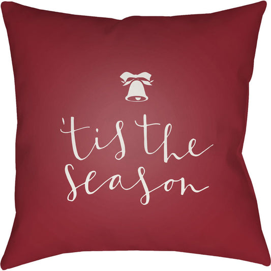 Tis the Season I Pillow - 19309 by Livabliss. Made from front: 100% polyester, back: 100% polyester in a traditional style.