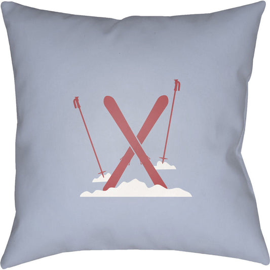 Ski Pillow - 12312 by Livabliss. Made from front: 100% polyester, back: 100% polyester in a modern style.