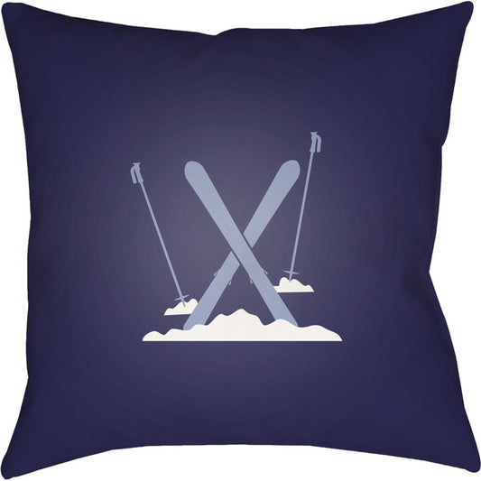 Ski Pillow - 12312 by Livabliss. Made from front: 100% polyester, back: 100% polyester in a modern style.