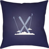 Navy, White / 18" x 18"