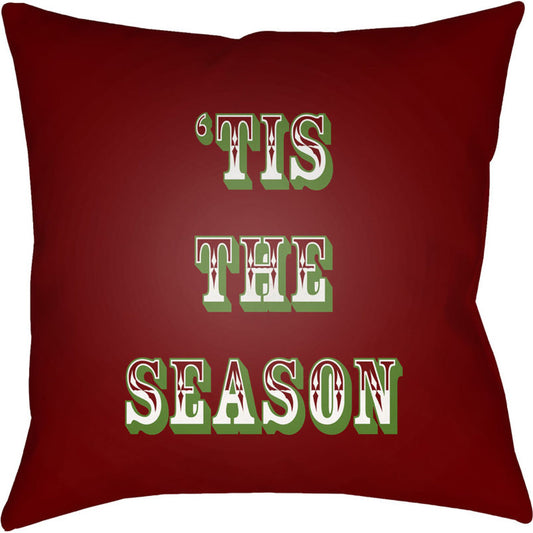 Tis the Season II Pillow - 11765 by Livabliss. Made from front: 100% polyester, back: 100% polyester in a modern style.