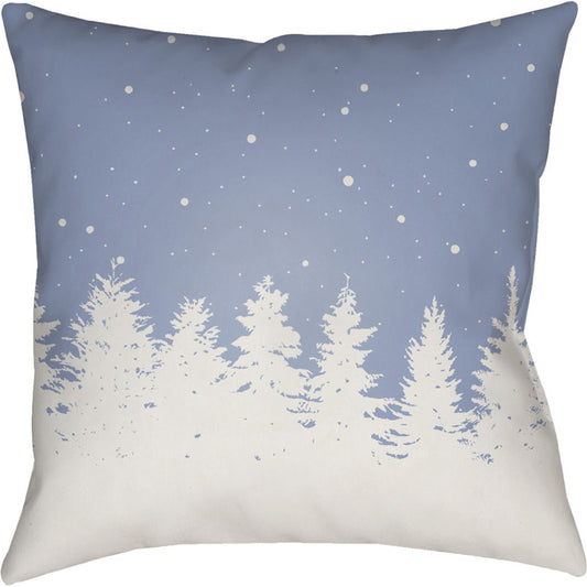 Trees Pillow - 18807 by Livabliss. Made from front: 100% polyester, back: 100% polyester in a modern style.