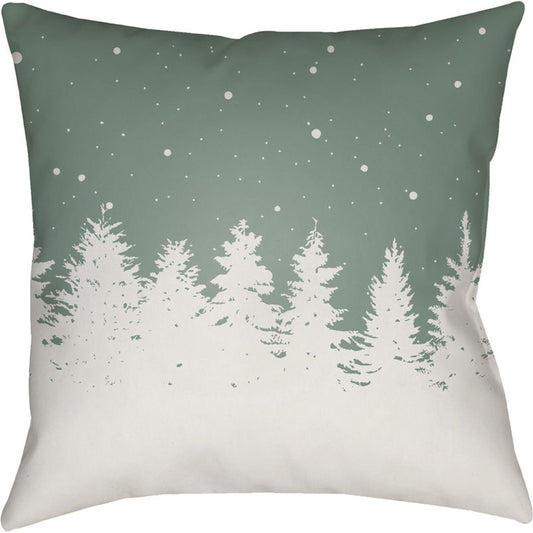 Trees Pillow - 18807 by Livabliss. Made from front: 100% polyester, back: 100% polyester in a modern style.