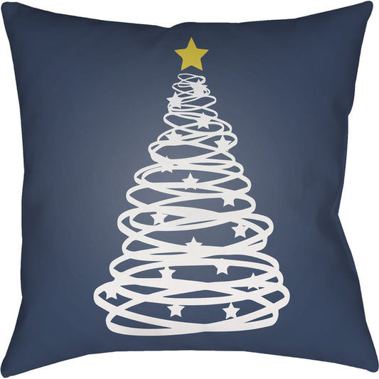 Christmas Tree Pillow - 7624 by Livabliss. Made from front: 100% polyester, back: 100% polyester in a modern style.