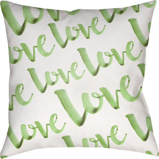 Love Pillow - 19424 by Livabliss. Made from front: 100% polyester, back: 100% polyester in a modern style.