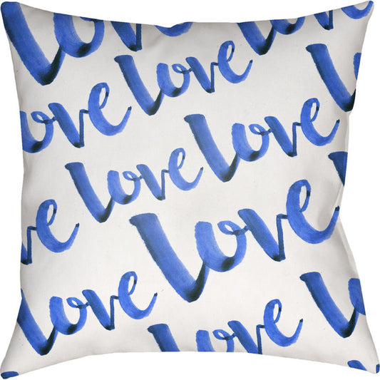 Love Pillow - 19424 by Livabliss. Made from front: 100% polyester, back: 100% polyester in a modern style.